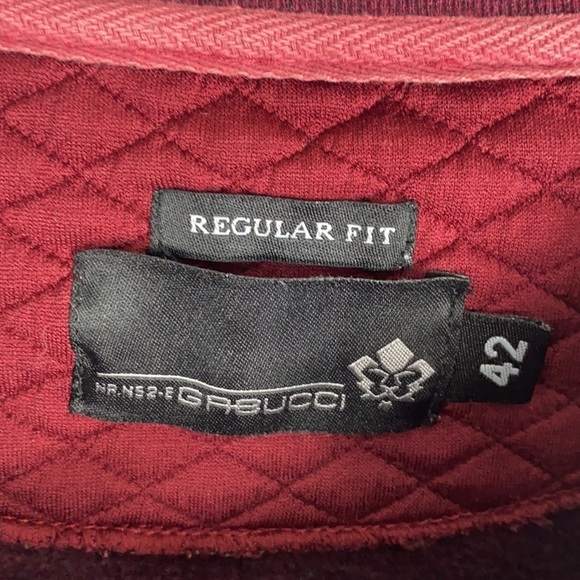 Black Gold By Gabucci Red Pullover Sweatshirt Size 42 - Picture 3 of 5